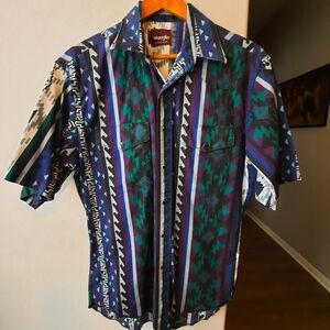 Wrangler Men's Multicolor Patterned Shirt